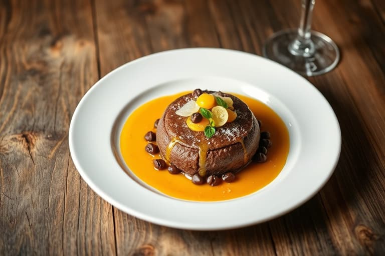 Sjokoladekaramellkake med havsalt