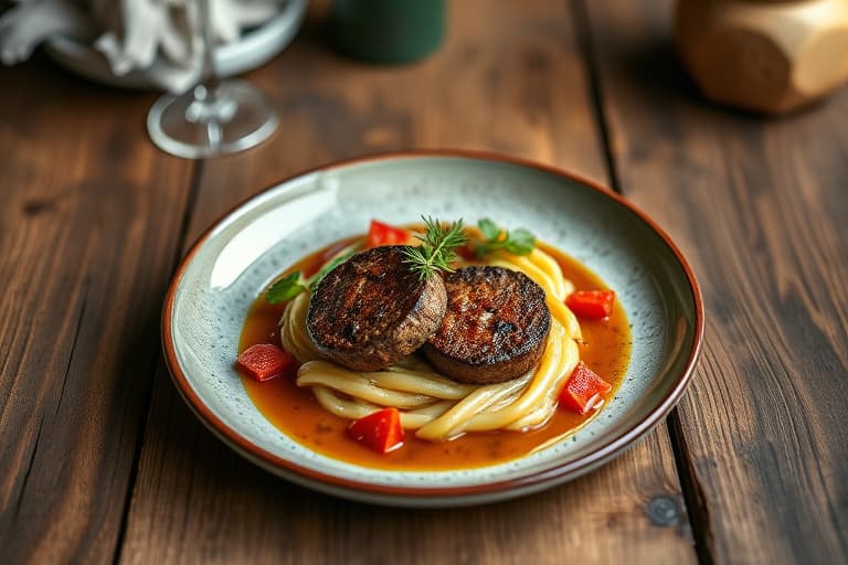 Individuelle sjokolademoussé-ostekaker