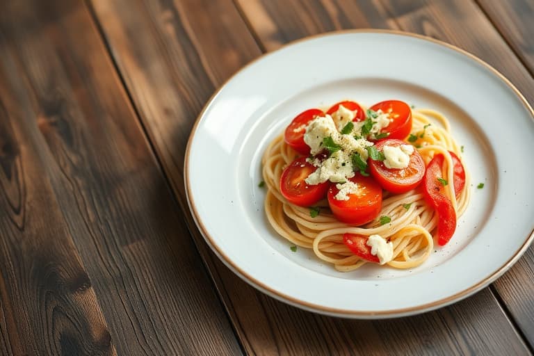 Tomater med røkte mandler og Gorgonzola