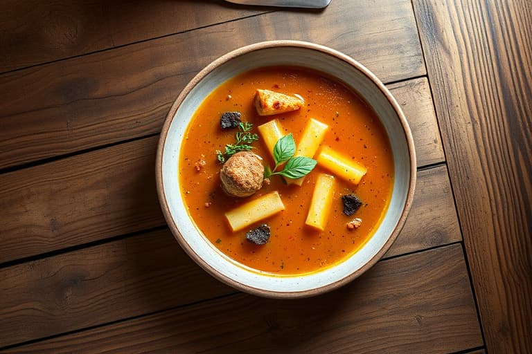 Sunchokesuppe med gresskarkjerner