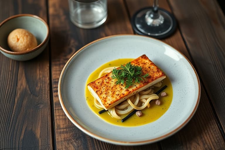 Svinefilet med dadel- og korianderrøre