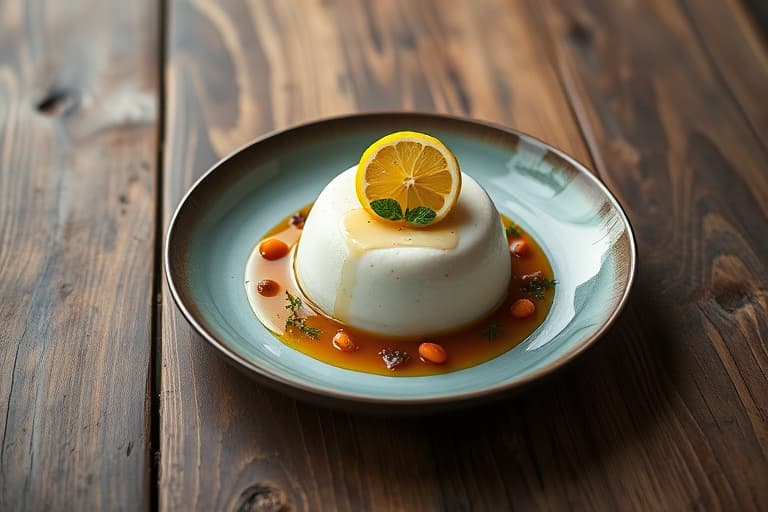 Sitron- og kokosmousse