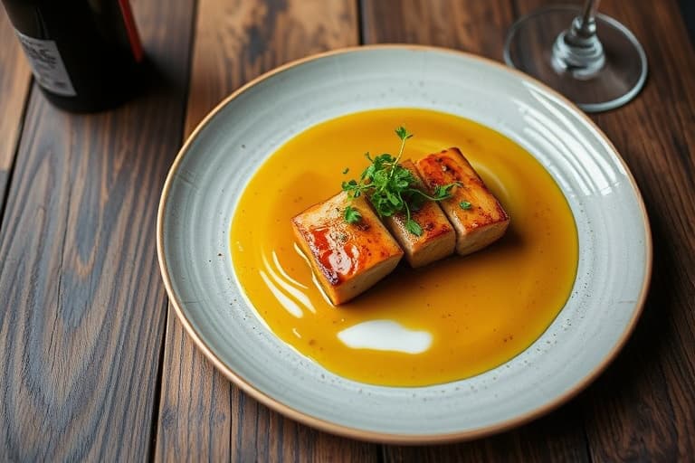 Stekt kalkun med sherry-vinagrettsaus