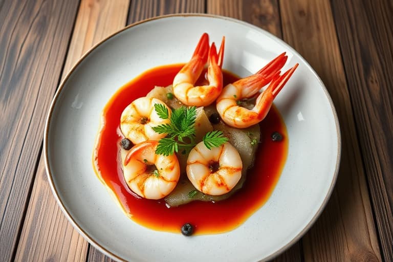 Pannestekte sjøscallops med rødløkmarmelade