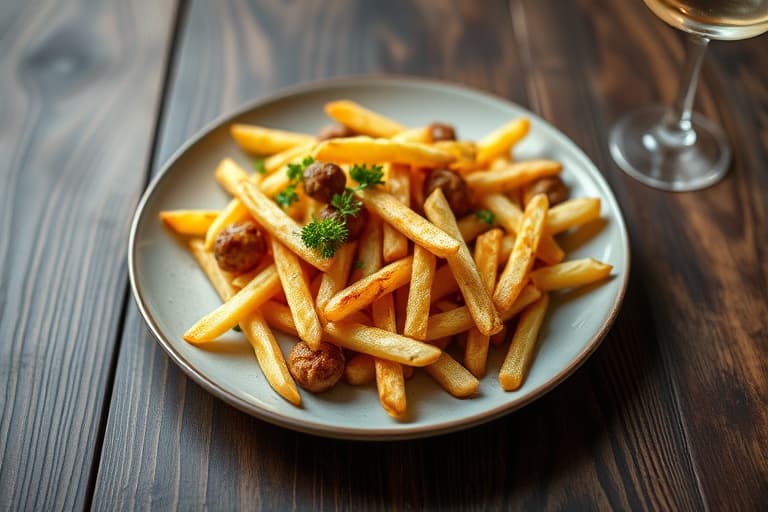 Salt- og pepperbakte ovnsfrites