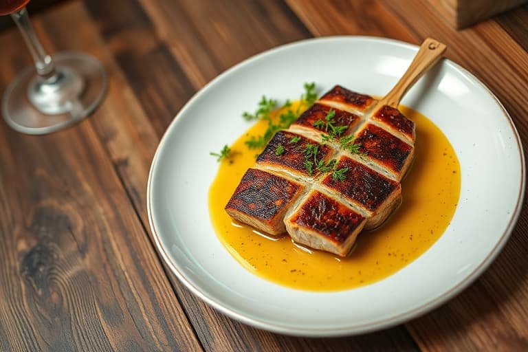 Stekt laks med gresskarfrø- og korianderdressing