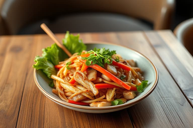 Thailandsk kinesisk kålssalat