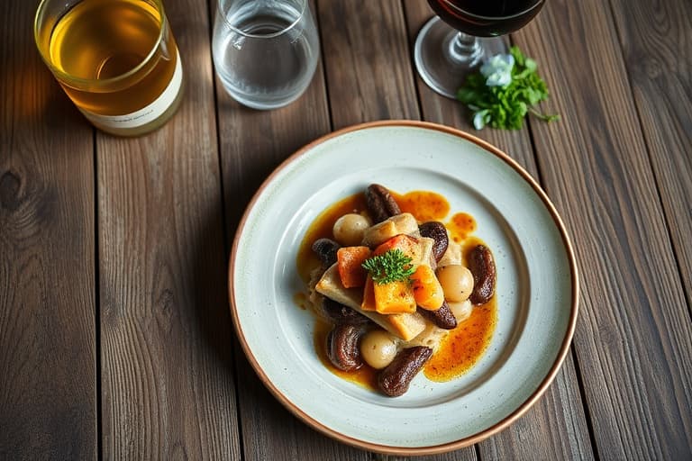 Ølbraisert svinebryst