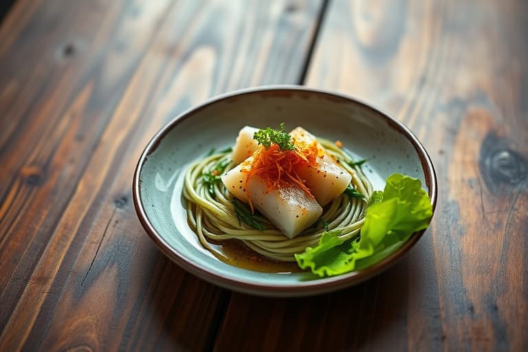 Wasabi- og vårløkmosede poteter