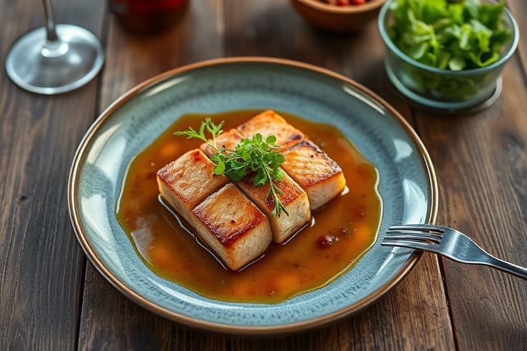 Stekt kylling med karamelliserte løk