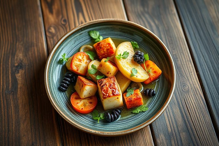 Pinje- og nøttefylte ørretfileter