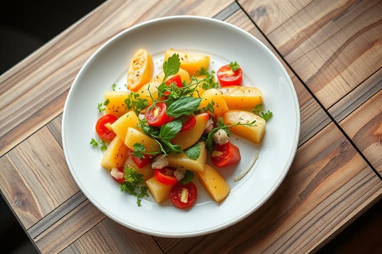 Spinat- og appelsinsalat