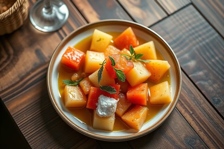 Syltet vannmelonrind