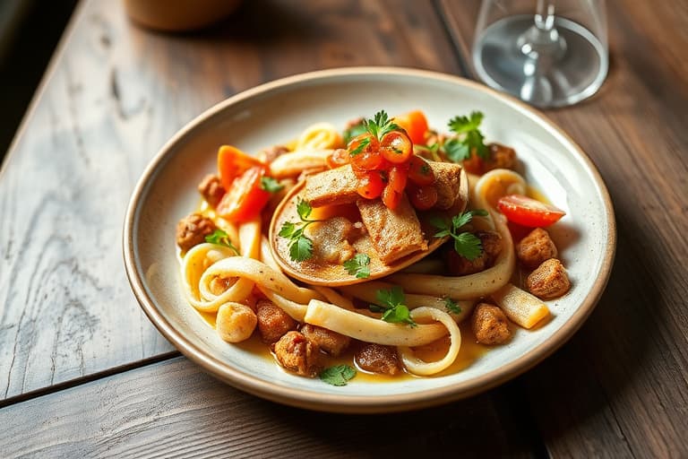 Salatsuppe med krutonger