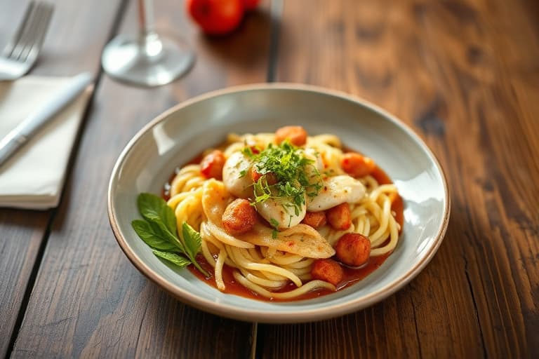 Rustikk polentagrateng