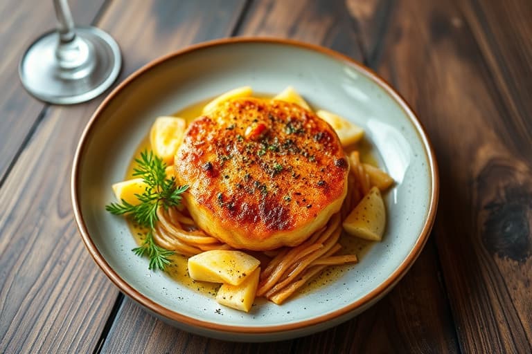 Panko-ristede fersker