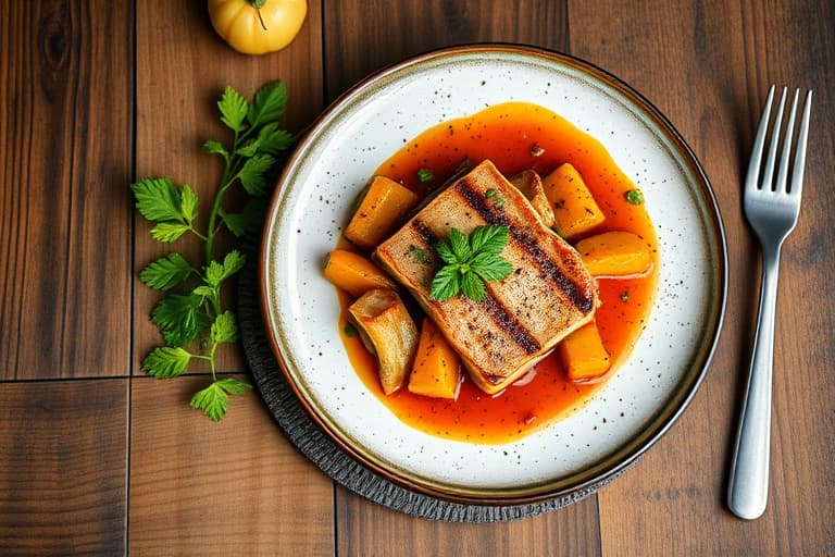 Squashblomst og kylling Saltimbocca