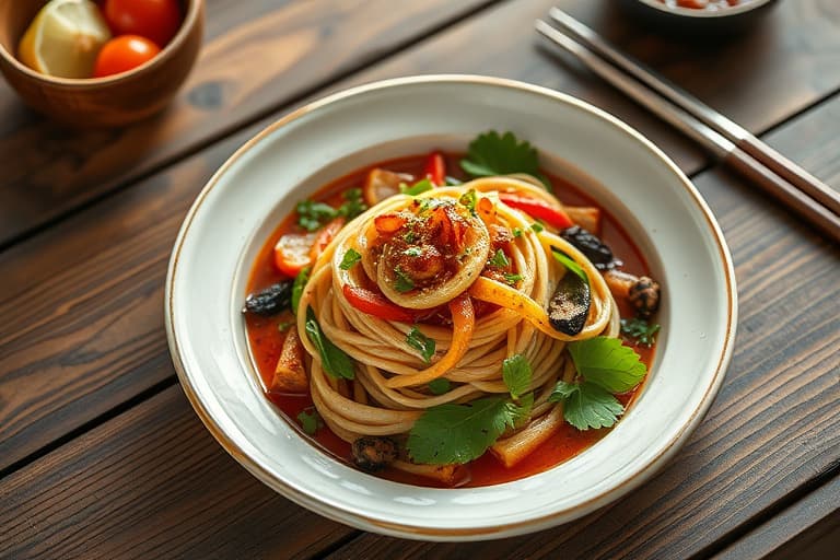 Thai reker og spinat-karri