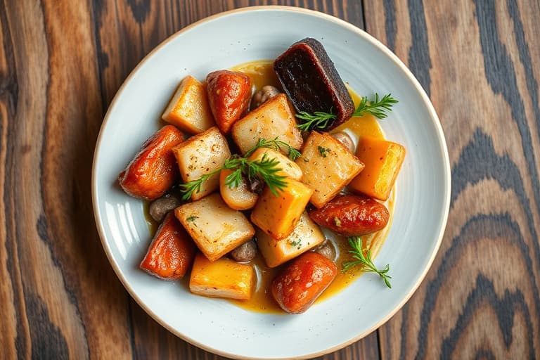 Stekt kastanjefrukt (bakte kastanjer)