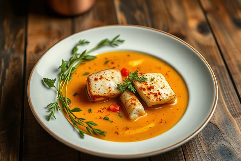 Provencalsk fisksuppe med safranrouille