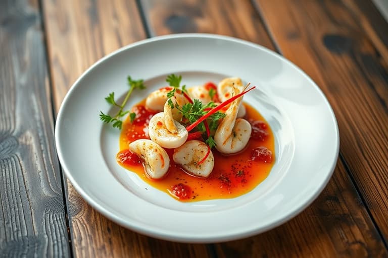 Rødvinseddik og sort pepper-mignonette