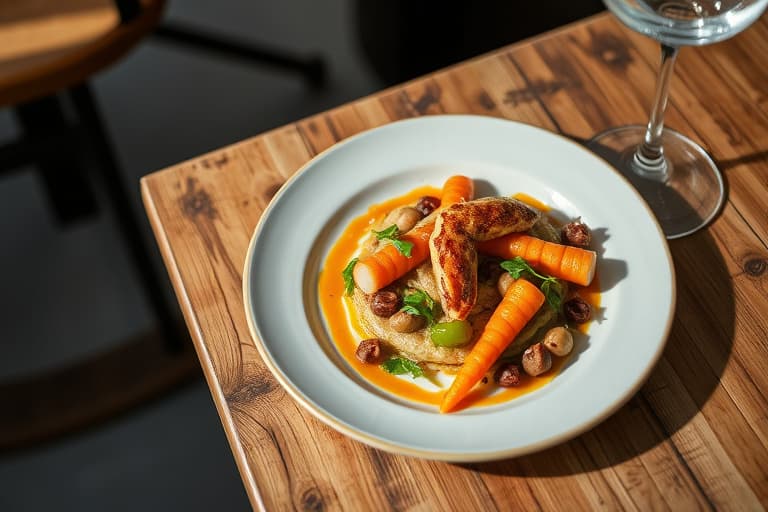 Oransje-brun smørvåte nøtter