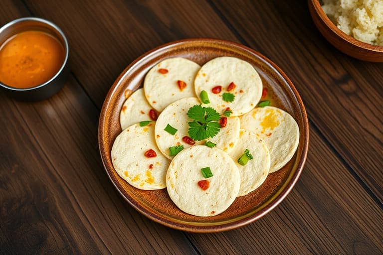 Pappadams (linse-vafler)