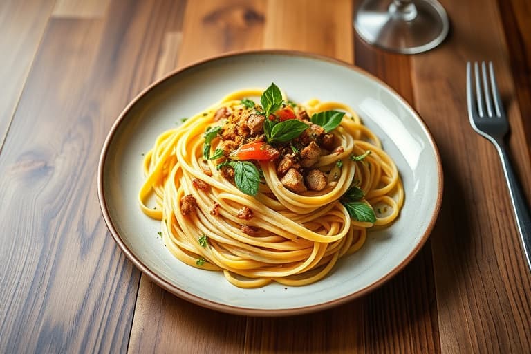 Tagliatelle med anderagu