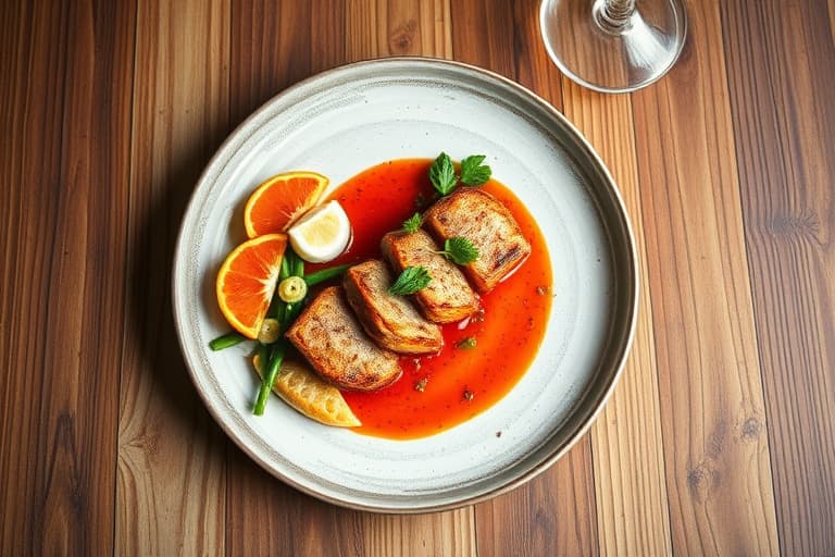 Rød karri med reker