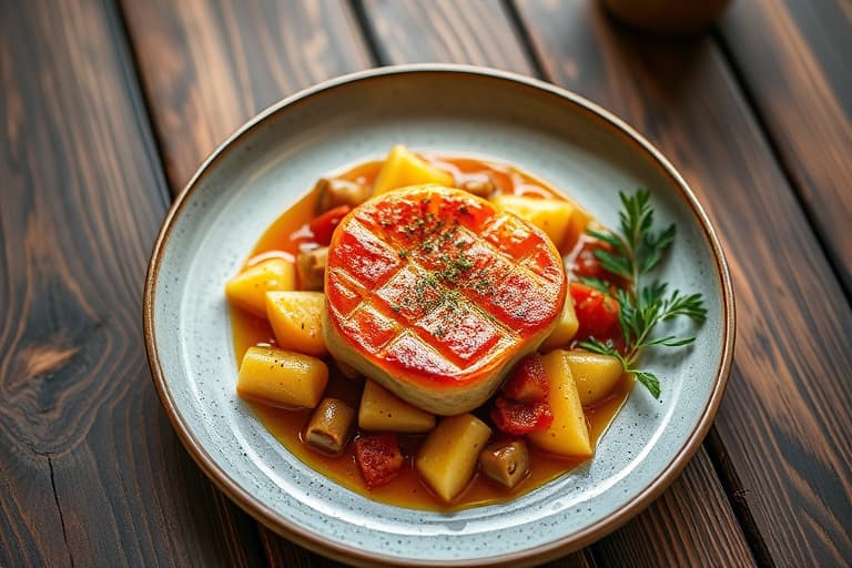 Søt kirsebærclafoutis