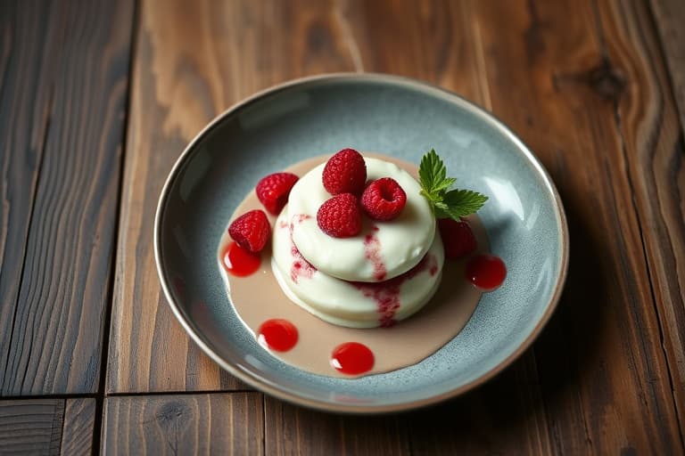 Raspberry-Crème Fraîche-terte