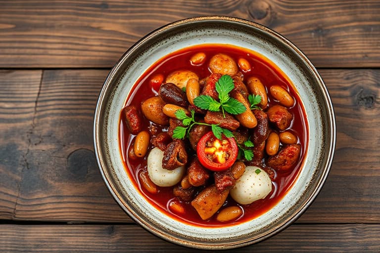 To-Bean Chili med Grønnsaker