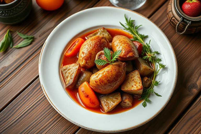 Sprø ovnsbakte poteter