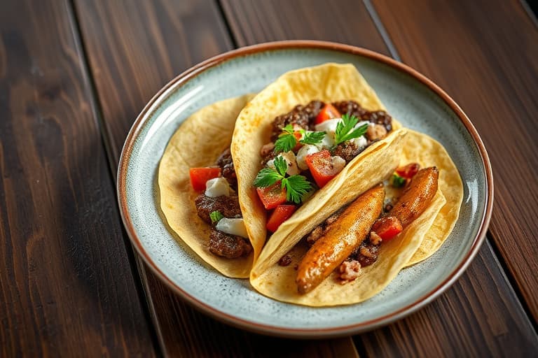 Varm tortillaer med hvitløksmør