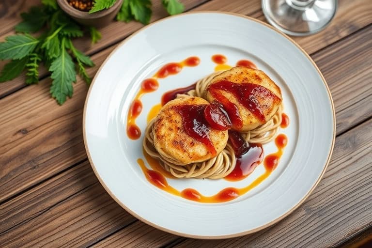 Svinekotletter med sautert rødkål