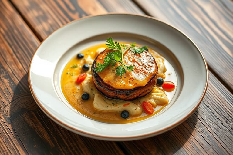 Potet- og portobellograteng