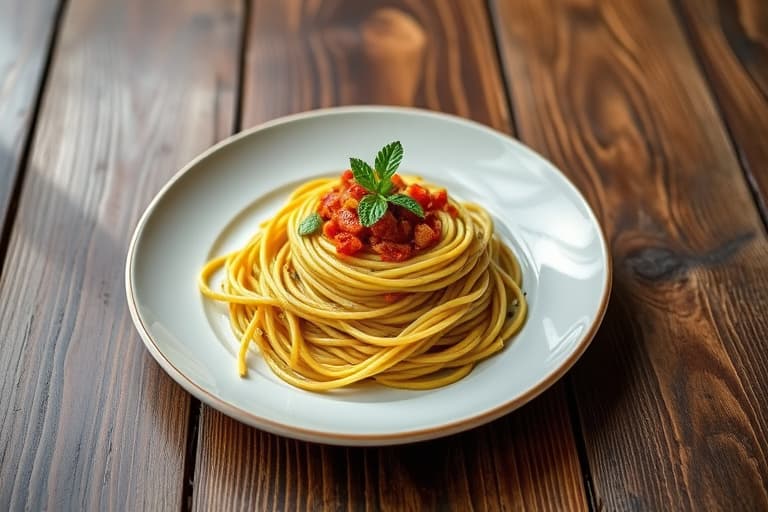 Ramp Pesto Spaghetti