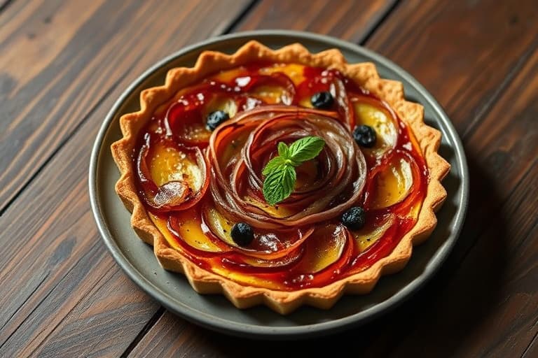 Sorrel-Onion Tart
