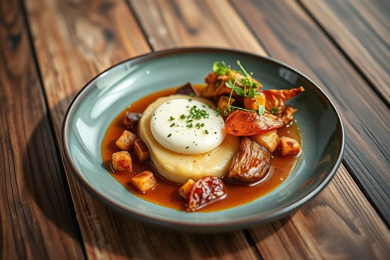 Oppned blodappelsin- og polentakake