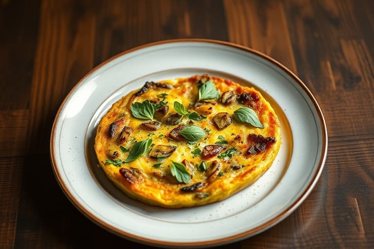 Zucchini Blossom Frittata