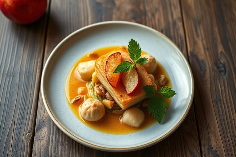 Valnøtt- og appelsinkake