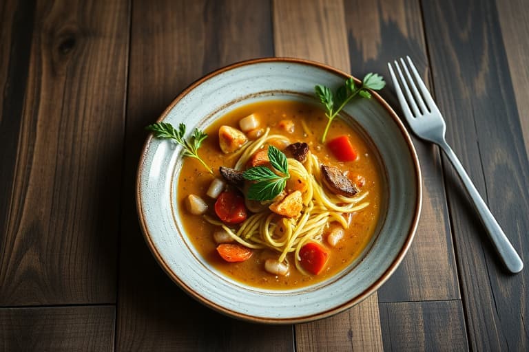 Tuscan farro- og bønnesuppe