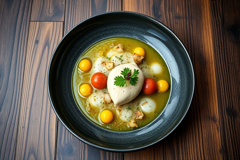 Sopp med hvitløkssmør