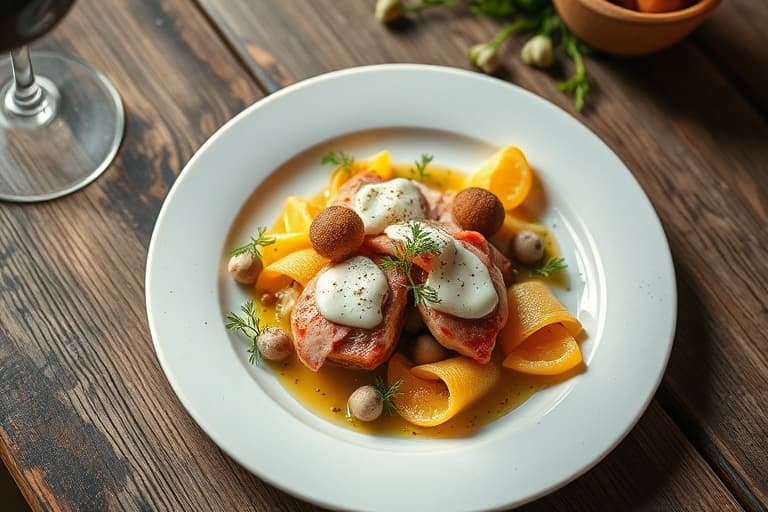 Søte og sure kirsebærterter med geitostkrem