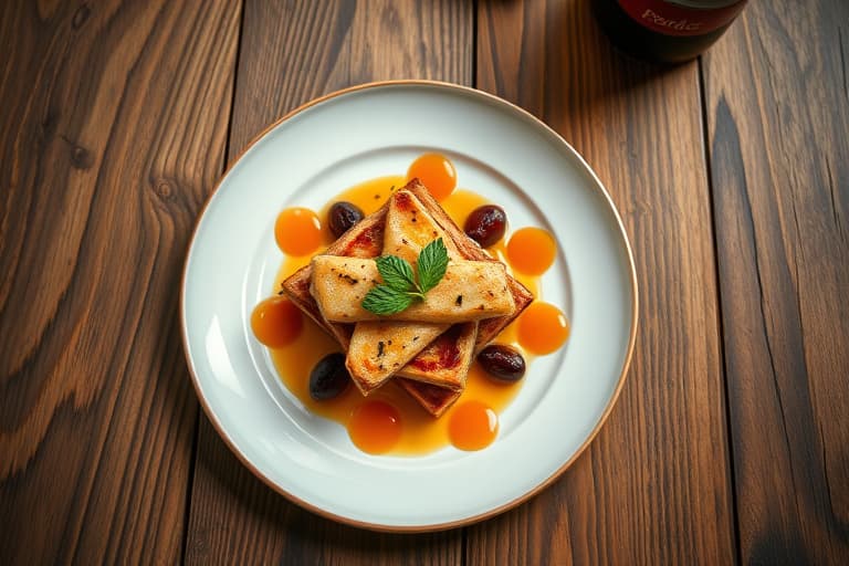 Røkelaks-toast med maltvinsirup