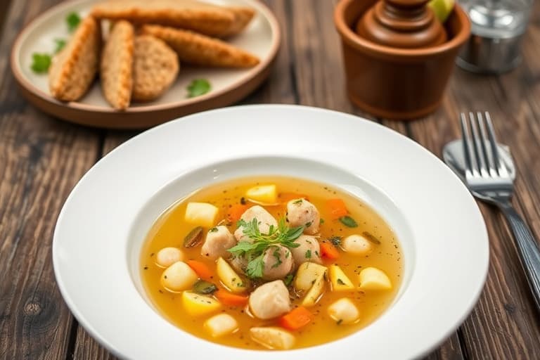 Spinatssuppe med vårløk