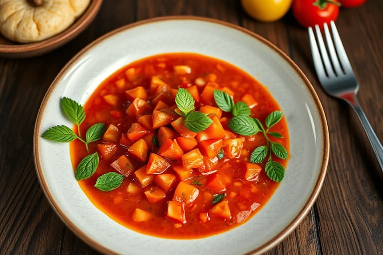 Tomat- og tomatillogazpacho