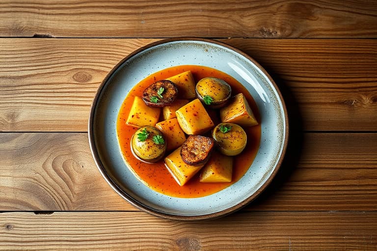 Reker med romescosaus