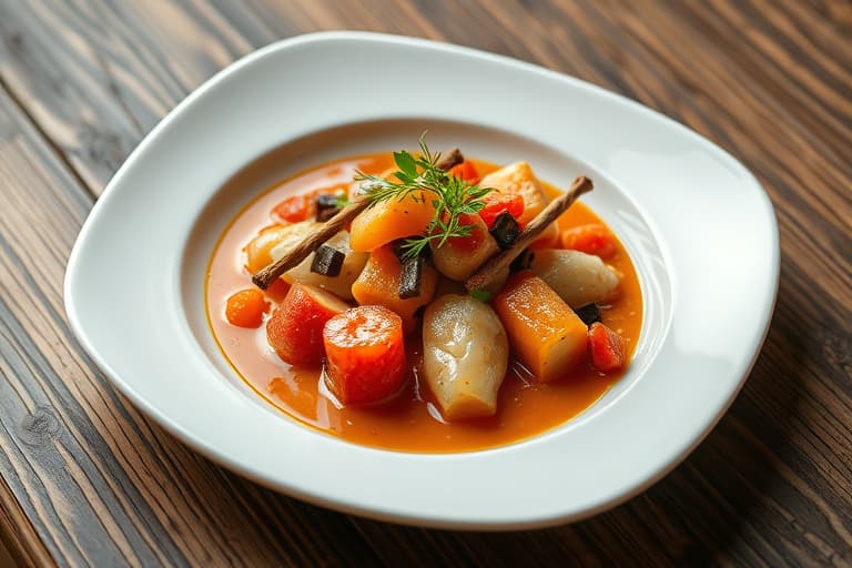 Søtpotet-, løk- og eplegrateng