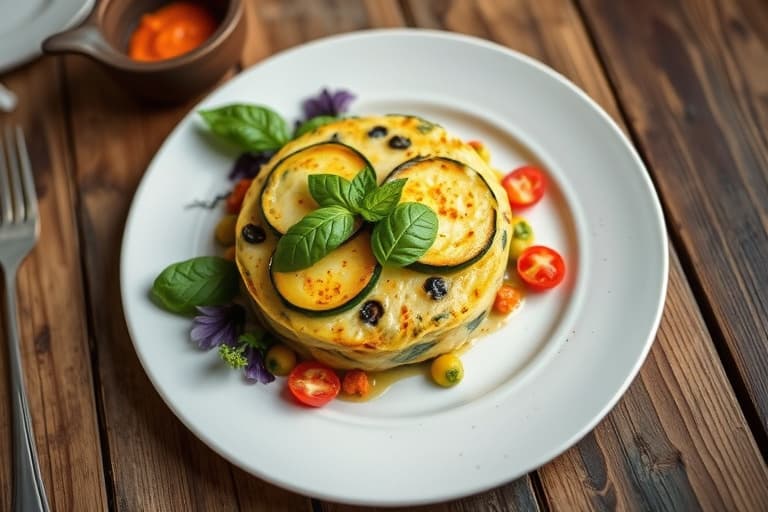 Zucchini- og potettortilla